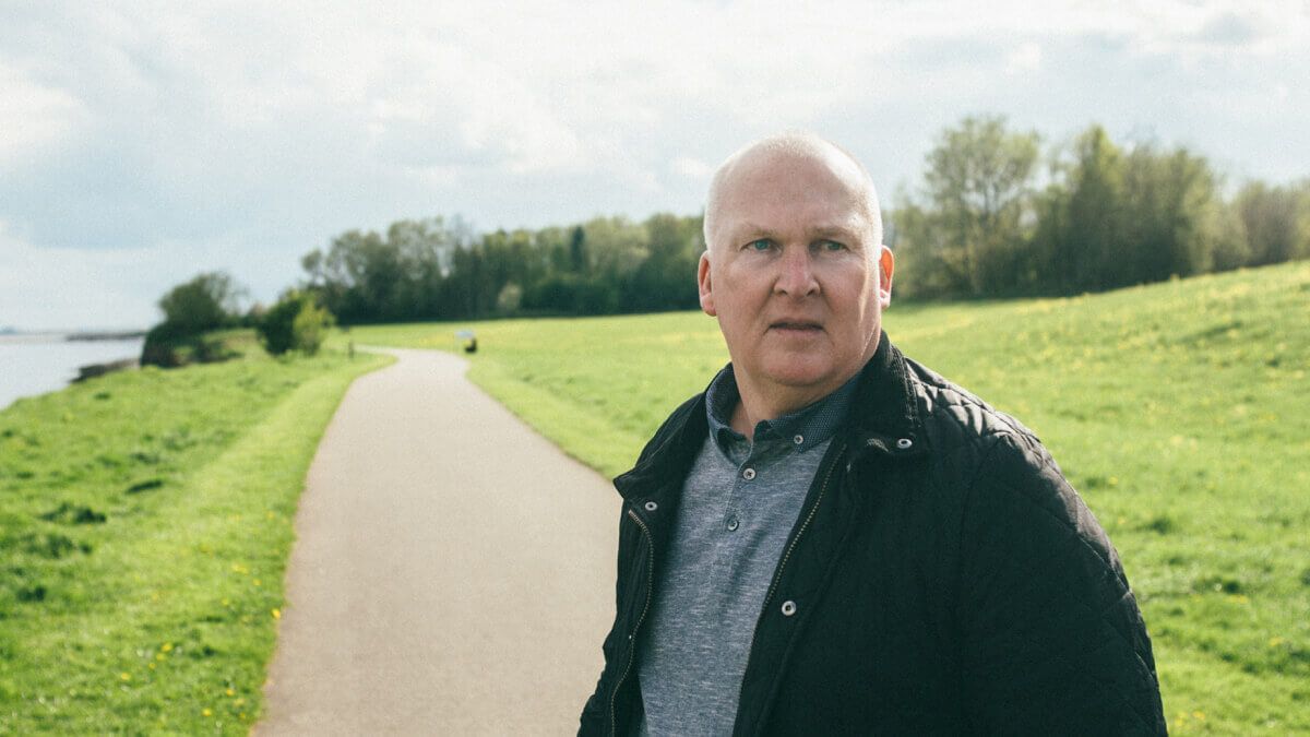 Close up of man standing outdoors